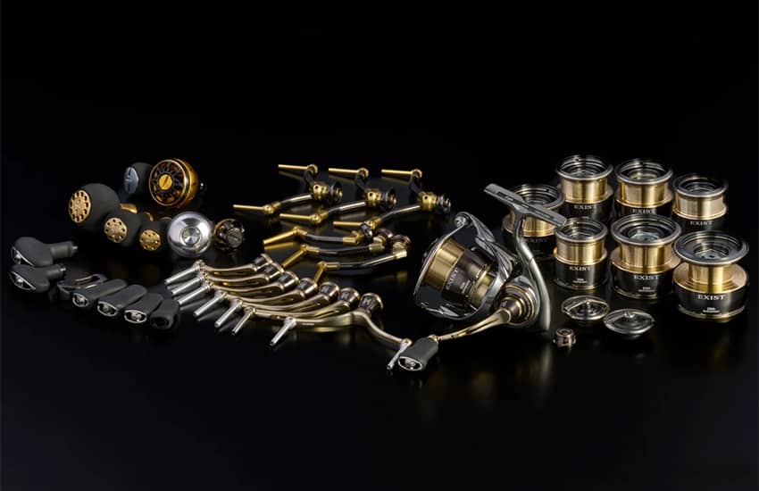 Модельный ряд рыболовной катушки Daiwa Exist 20th Anniversary Semi Order